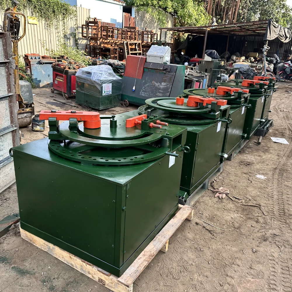 Máy uốn sắt tại kho Kiến An