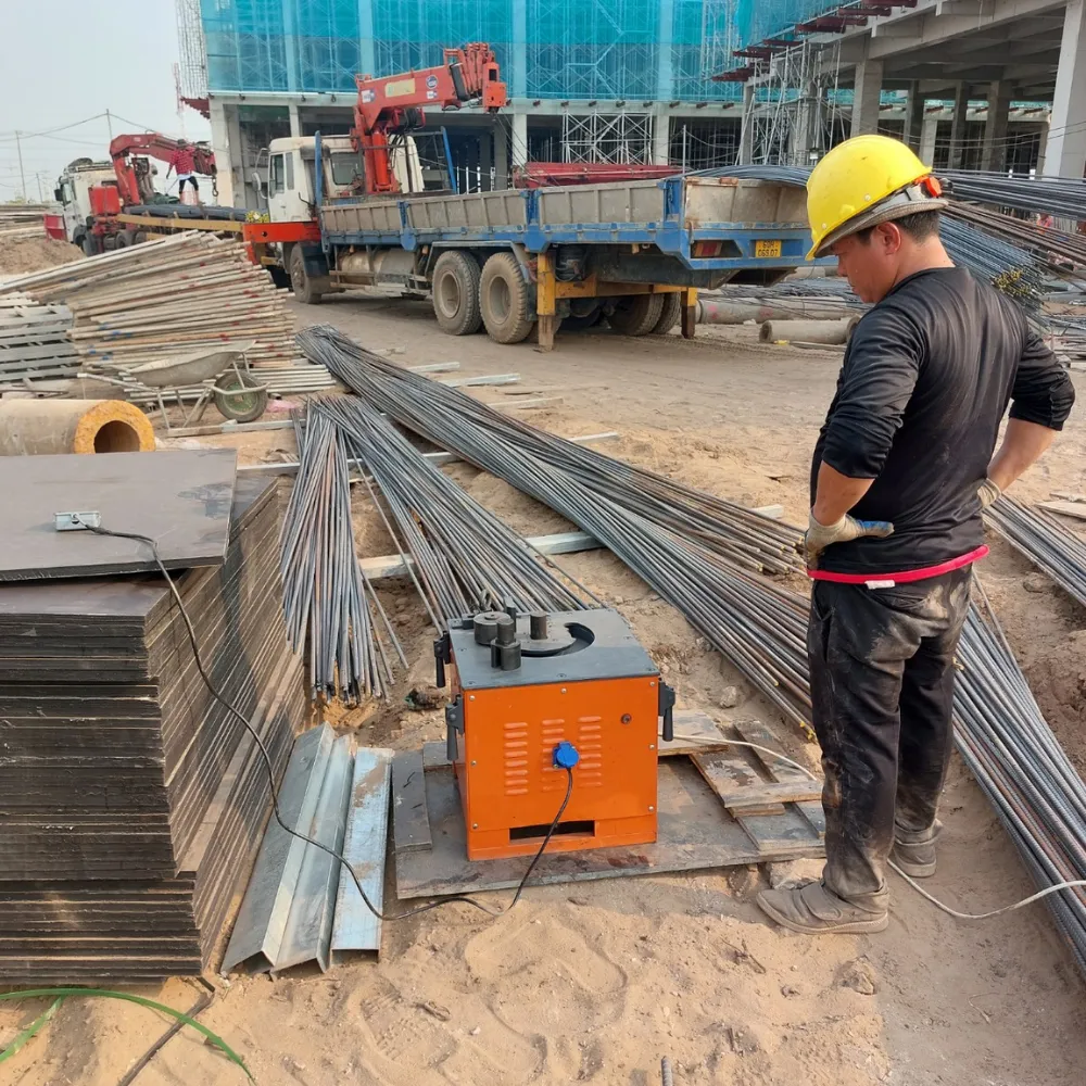 máy uốn sắt teayeon tyb-d26 hàn quốc bàn giao tại Bến Tre