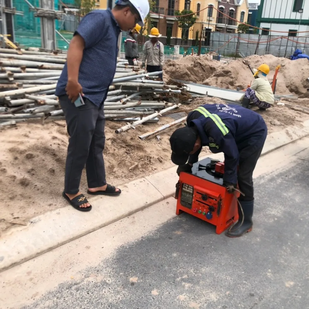 máy uốn sắt teayeon tyb-d26 hàn quốc bàn giao tại Đồng Tháp