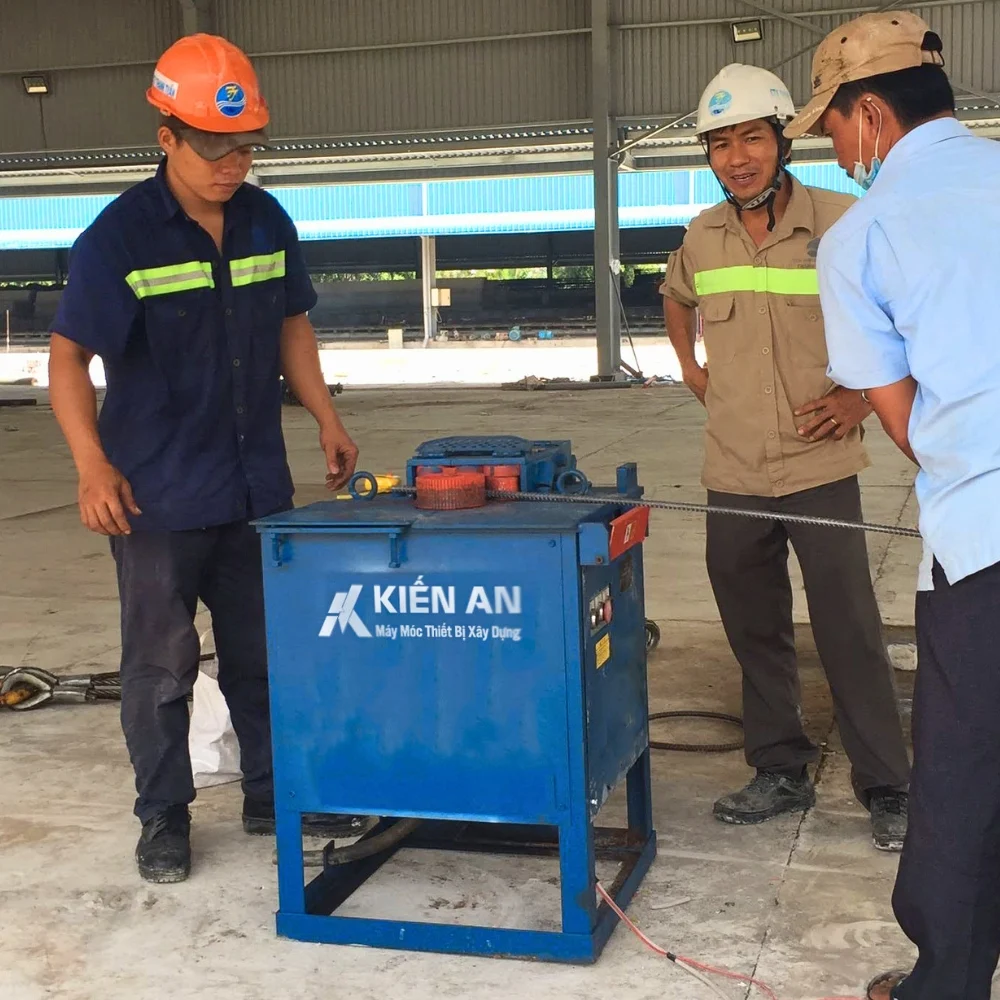máy uốn đai tròn r22 bàn giao tại TPHCM