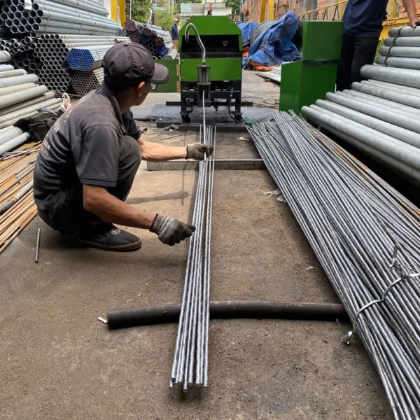Máy duỗi cắt sắt đa dạng công suất sẵn kho Kiến An, duỗi thẳng 90% sắt cuộn