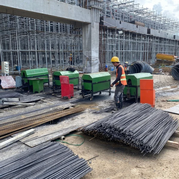 Máy duỗi cắt sắt tự động cho năng suất 3-5 tấn/ca làm việc
