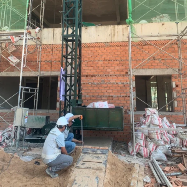 Kiến An hỗ trợ kiểm định thiết bị nâng hạ tận công trình
