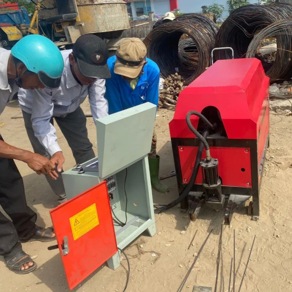 Kiến An hỗ trợ giao máy duỗi cắt sắt tận nơi, hướng dẫn kỹ thuật tận tinh