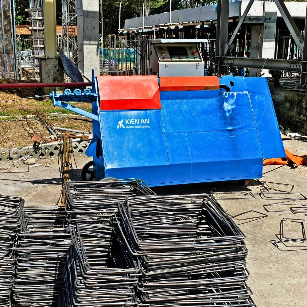 Máy bẻ đai sắt tự động Kiến An bàn giao tại Bình Phước