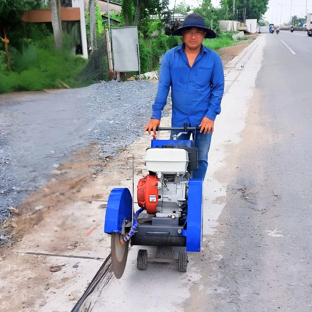 Máy cắt bê tông bàn giao tại Bến Lức Tây Ninh