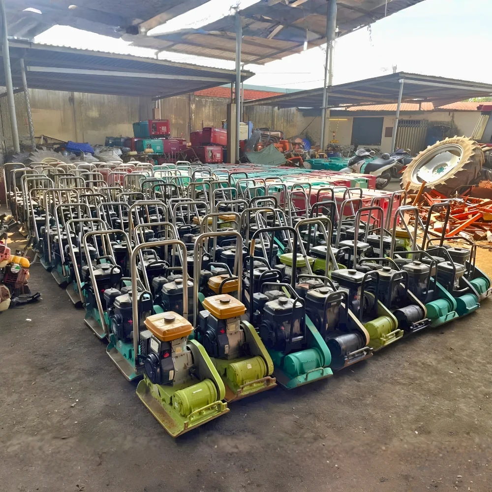 máy đầm bàn nhật cũ tại kho Kiến An