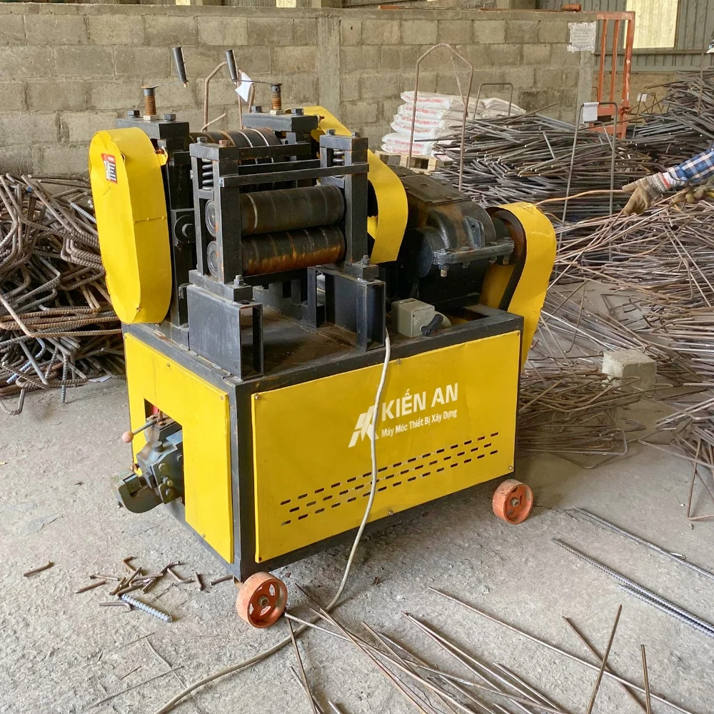 Máy duỗi sắt phế liệu KL616C bàn giao tại Bình Dương