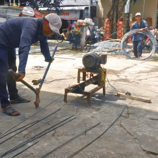 Giải pháp duỗi thẳng sắt cuộn nhanh chóng cho công trình dân dụng
