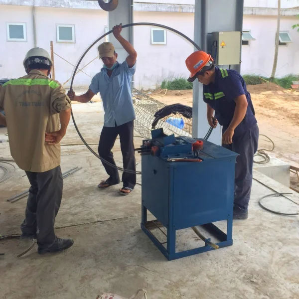 Uốn tròn sắt đường kính lớn nhanh, thao tác dễ dàng